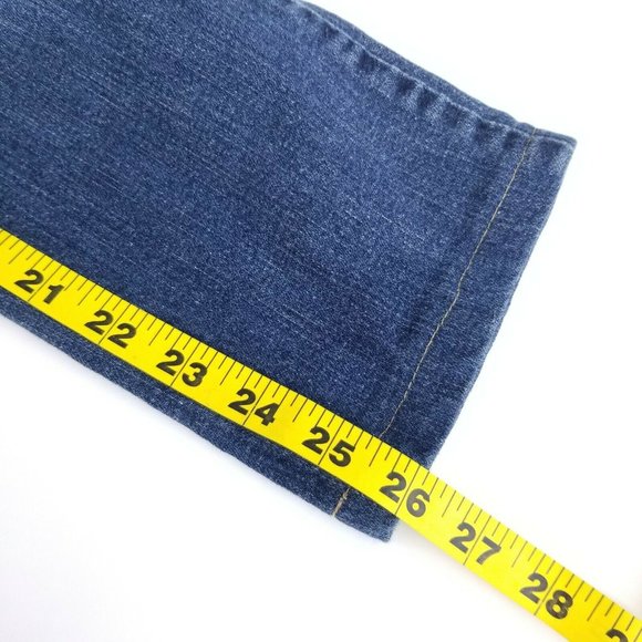 American Eagle Skinny Stretch Womens Size 10 Cropped (30x26) Medium Wash Jeans - Picture 6 of 11